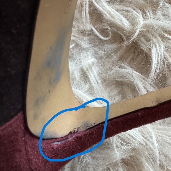 Vince Camuto color block suede heel Size 8 - Picture 13 of 16